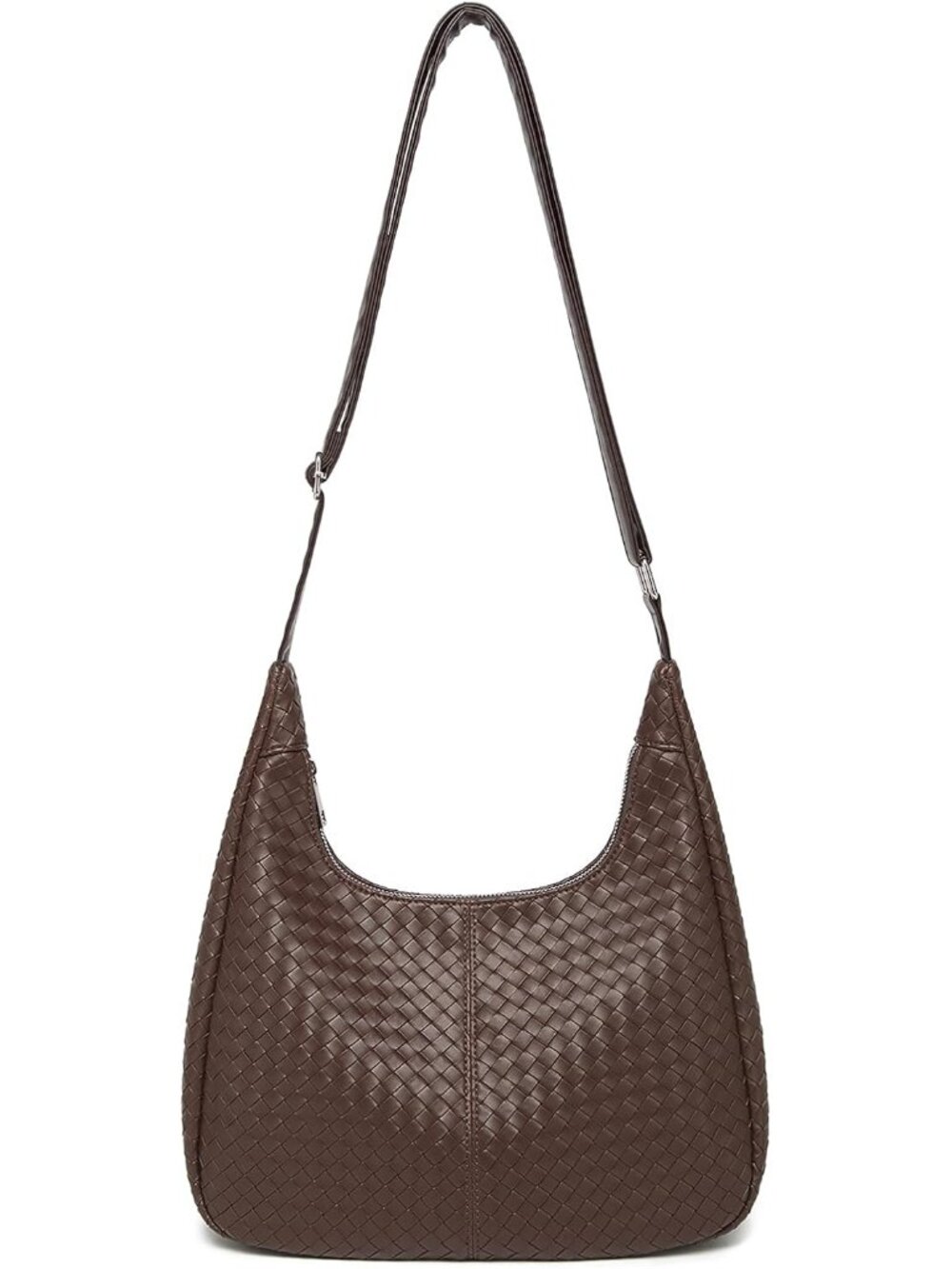 Woven Hobo Bags for Women, Crossbody Shoulder Bag Vegan Leather Bag Handbag Tote